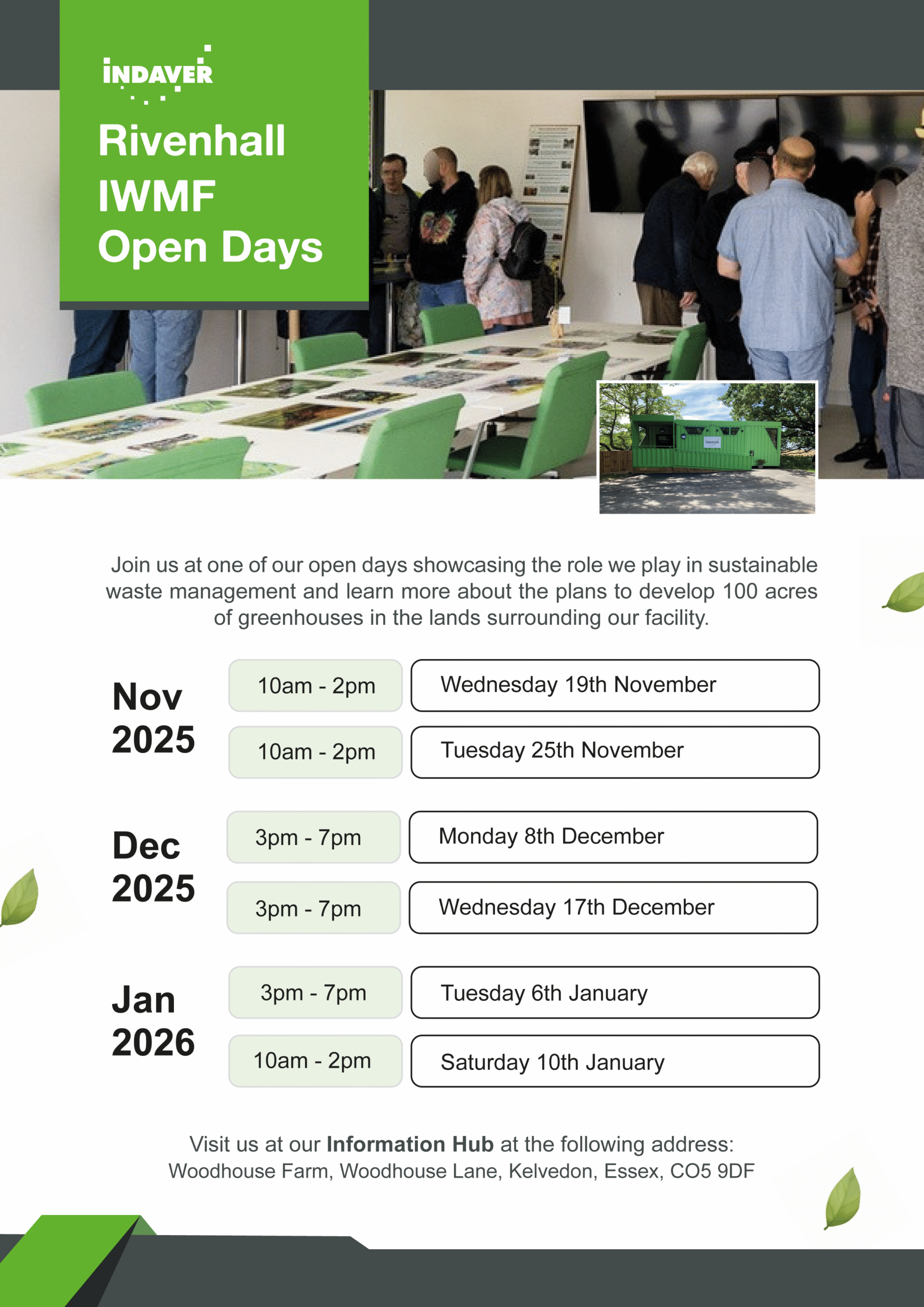 Rivenhall | Rivenhall IWMF Open Days