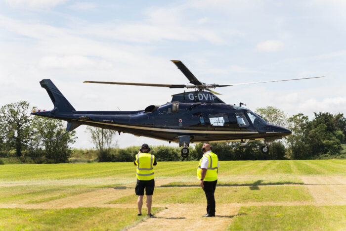 A helicopter flight at the indaver open day.