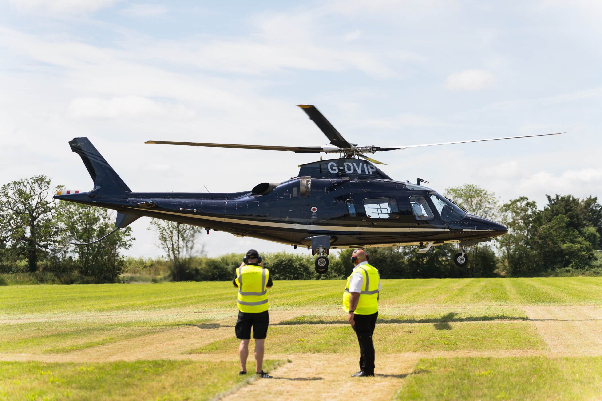 A helicopter flight at the indaver open day.